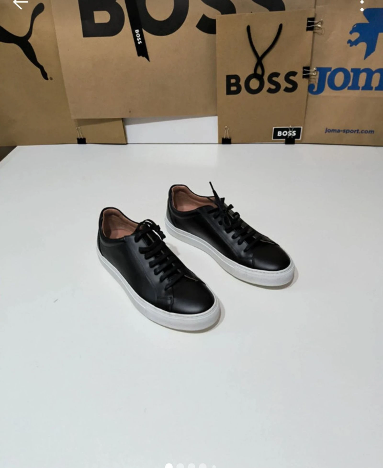 Boss eu 38 piel int y ext , sin caja 
